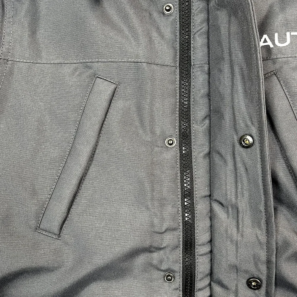 Nautica Youth Boys Full Zip Winter Jacket Size 14-16‎ Gray/Black Water Resistant